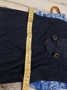 Blue Denim Print Dress