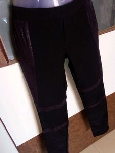 Black Shimmering Pant