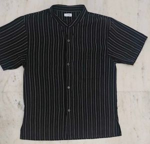 Striped Black Shirt
