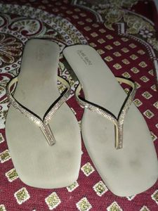Elegant Sparkly Flip-Flops