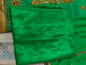 Green Embroidered Salwar Suit
