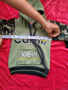 Olive Hudded Suit