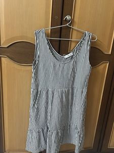 Mango Striped Mini Dress