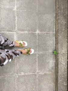 Gold Flats &amp; Chappal