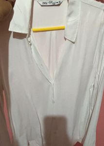 Zara White Shirt