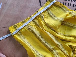 Yellow Striped Palazzo Pants