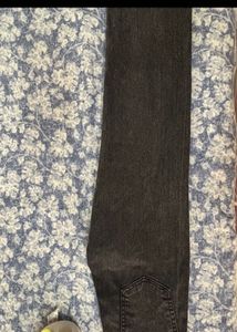 Charcoal Straight Jeans Women