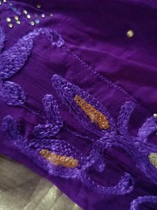 Purple Saree