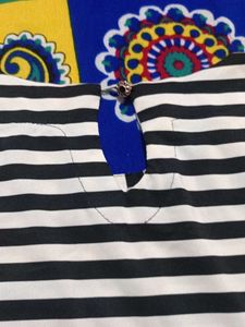 Striped Bell Sleeve Top