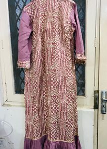 Mauve Printed Kurti