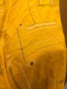 “Rangmanch” Mustard Aline Kurta