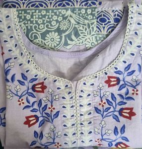 Floral Print Kurta Set