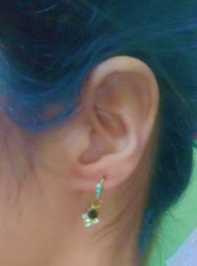 Green Colour Velvet Glass Bangles With A Pendant.