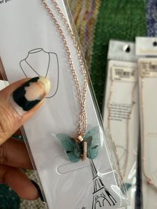Rose Gold Stainless Steel Necklace Set