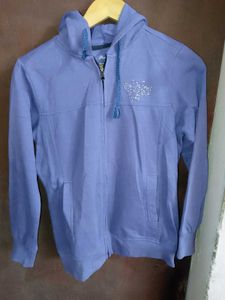 Lavender Hoodie with Rhinestone detail