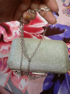 Glitter &amp; Sequined Wedding Bridal Clutch