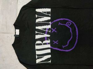 H&amp;M Y2K Nirvana Graphic Sweatshirt