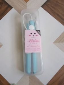working cute mini straightner with case(pastel blue)