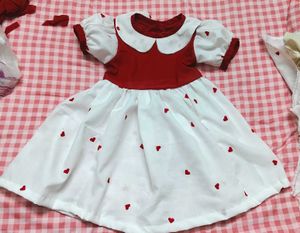 Cute Heart Print Baby Dress