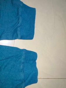 girls Blue Track Pants