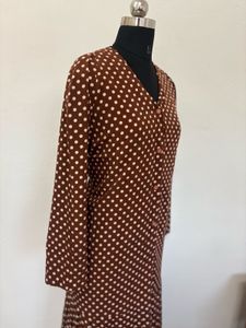Vintage Polka Dot Midi Dress