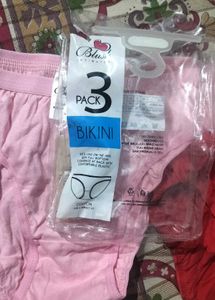 Blush Intimates Floral Cotton Panties - Size M