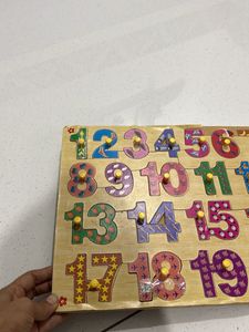 Wooden Number Puzzle