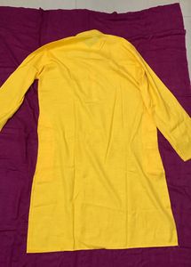 Men Yellow Kurta