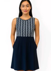 Chic Geo Print Dress