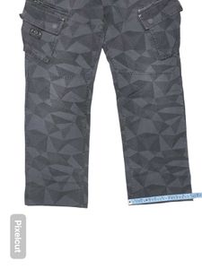 Premium FOB Geometric Cargo Pants