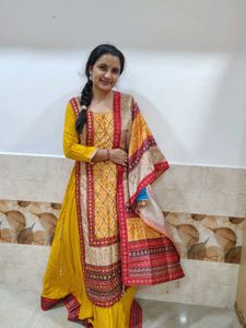 Haldi Special Heavy Work Kurta With Dupatta
