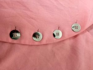 Peach Button-Down Top