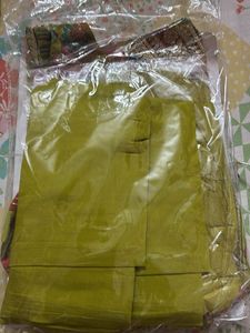 Green Kurta Set Chunni Pant Included