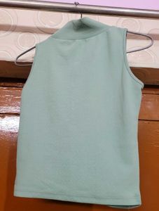 Stylish Mint Green Crop Top
