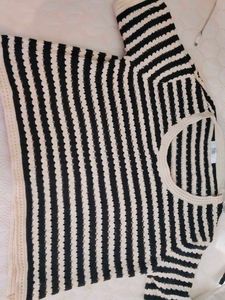 Striped Knit Top