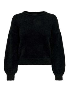Fuzzy Black Pullover Sweater