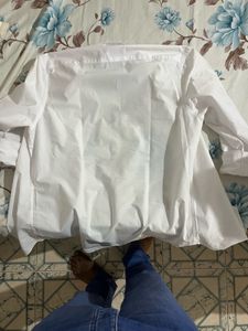 H&amp;M White Slim Fit Shirt