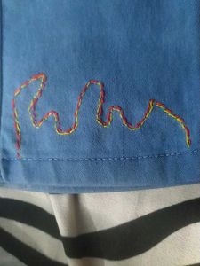 Sky Blue High-Waisted Jeans