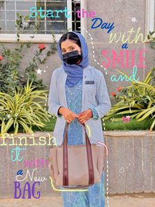 Elegant Tote Bag with adjustable strap