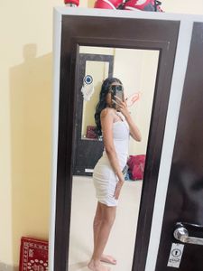 White Bodycon Mini Dress