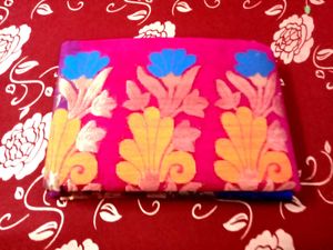 Elegant Pink &amp; Purple Saree