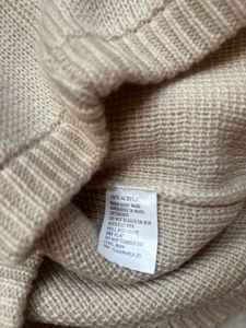 Off Limits Beige &amp; Black Striped Knitted Jumper