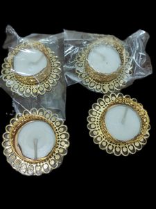 Beautiful Golden T-light Diya