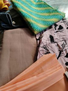 Assorted Fabric Pieces for Crafting