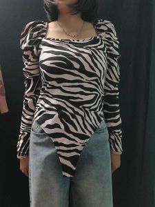 Zebra Print Bodysuit