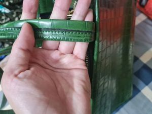 Mirragio Green Satchel bag