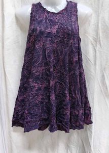 342011. Purple Sleeveless Dress