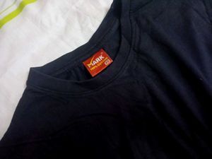 Black Tshirt Cotton Regular Fit