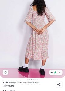 H&amp;M Floral Midi Dress