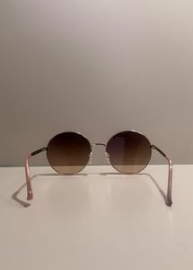 MINISO round rose‑tinted sunglasses
